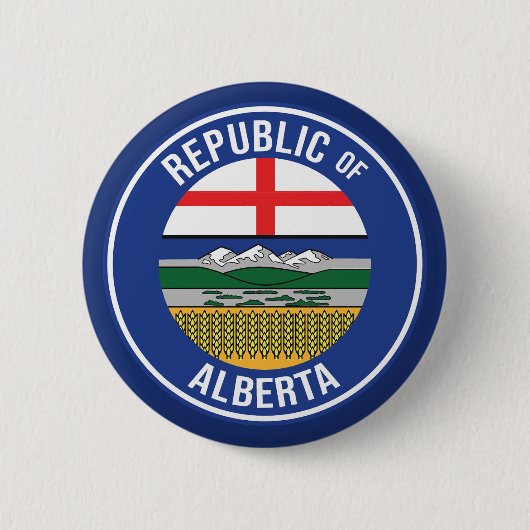 Republik Alberta WEXIT Button (Vorderseite)