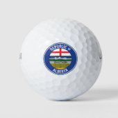 Republik Alberta WEXIT Golfball (Vorderseite)