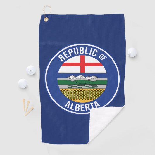 Republik Alberta WEXIT Golfhandtuch (Insitu)