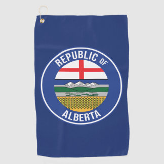 Republik Alberta WEXIT Golfhandtuch