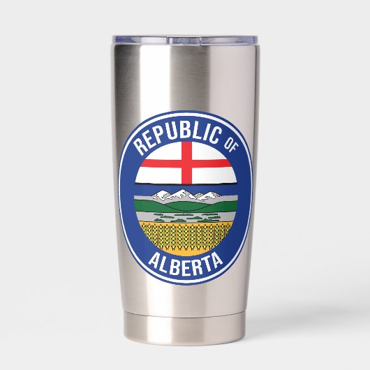 Republik Alberta WEXIT Thermobecher (Rückseite)