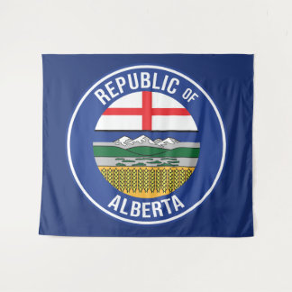 Republik Alberta WEXIT Wandteppich