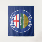 Republik Alberta WEXIT Wandteppich (Vorderseite)