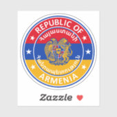 Republik Armenien Aufkleber (Blatt)