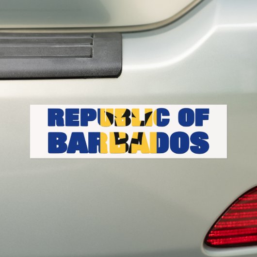 Republik Barbados Auto Autoaufkleber (Auf Auto)
