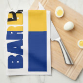 Republik Barbados Geschirrtuch (Viertel Falte)