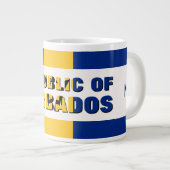 REPUBLIK BARBADOS Monogramm Jumbo-Tasse (Vorderseite Rechts)