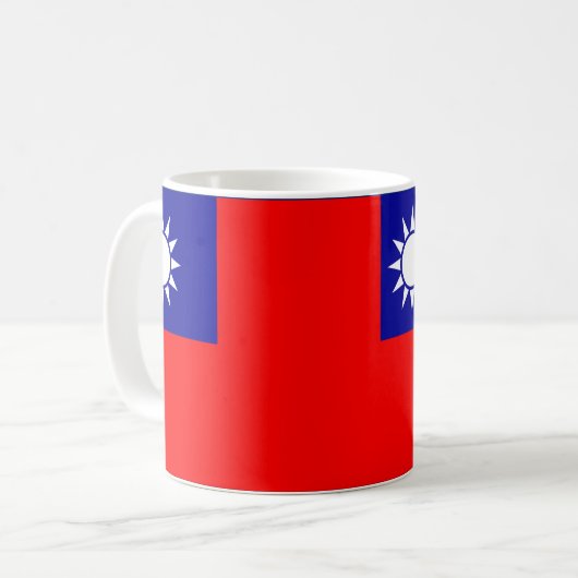 "Republik China (Taiwan) Flag Tasse - Stolz Nation (Vorderseite Links)