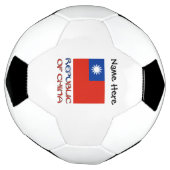 Republik China Taiwan Flaggenstaat Personalisiert Fußball (Gedreht)