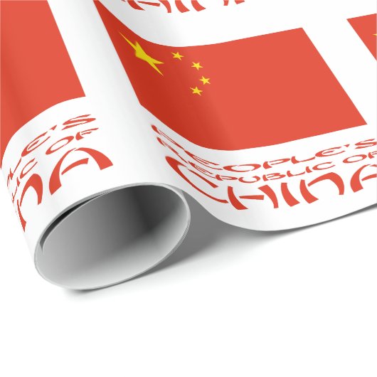 Republik China und chinesisches Flaggengeschenk Geschenkpapier (Rolleneckpunkt)