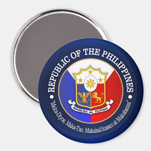 Republik der Philippinen Magnet (Vorderseite/Rückseite)