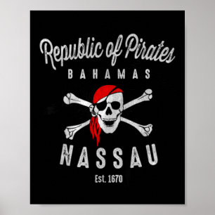 Republik der Piraten Nau Bahamas Sommer Poster