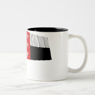 Republik der Rio Grande-Flagge Zweifarbige Tasse