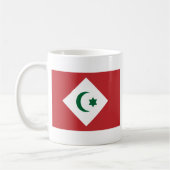 Republik des Rif, Marokko-Flagge Kaffeetasse (Links)