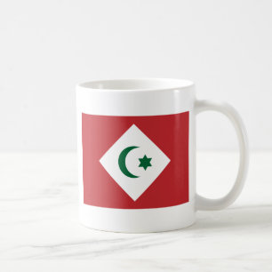 Republik des Rif, Marokko-Flagge Kaffeetasse