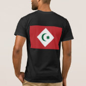 Republik des Rif, Marokko-Flagge T-Shirt (Rückseite)