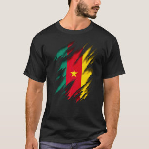 Republik Du Kamerun Flaggenstaat Kamerun T-Shirt