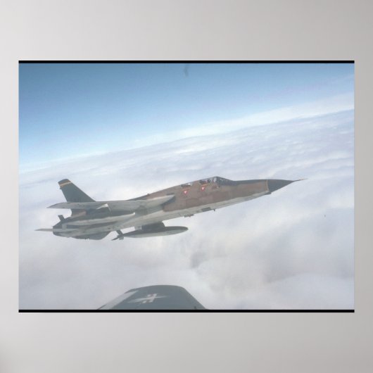 Republik F-105 ThunderChief_Military Aircraft Poster (Vorne)