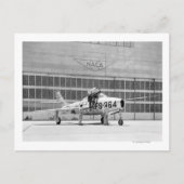 Republik F-84F auf dem Ramp am Moffett Field Postkarte (Vorderseite)