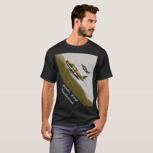 Republik F-84F Thunderstreak T-Shirt (Vorne ganz)