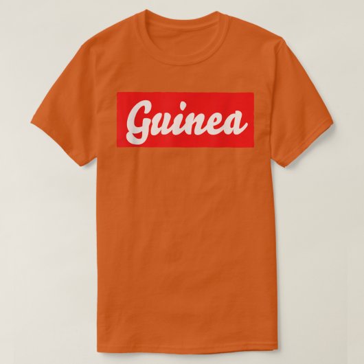 Republik Guinea, guineisches Erbe T-Shirt (Design vorne)