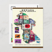 Republik GUYANA Postkarte (Vorne/Hinten)