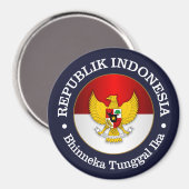 Republik Indonesien Magnet (Vorderseite/Rückseite)