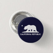 Republik Kalifornien Button (Vorne & Hinten)