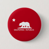 Republik Kalifornien Button (Vorderseite)