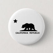 Republik Kalifornien Button (Vorderseite)