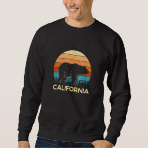 Republik Kalifornien Cool Brown Grizzly Bear Campi Sweatshirt