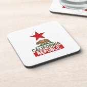Republik Kalifornien Getränkeuntersetzer (Linke Seite)