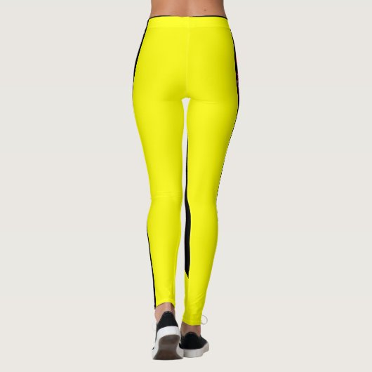 Republik Kalifornien Grizzle Bär und Star Leggings (Rückseite)