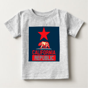 Republik Kalifornien im Stil der urbanen Hoffnung Baby T-shirt