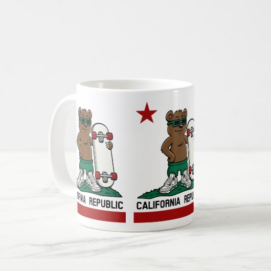 Republik Kalifornien Kaffeetasse (Vorderseite Links)