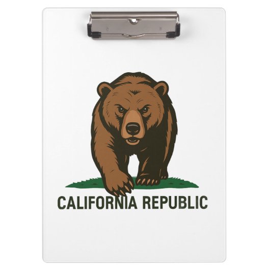 Republik Kalifornien Klemmbrett (Vorderseite)