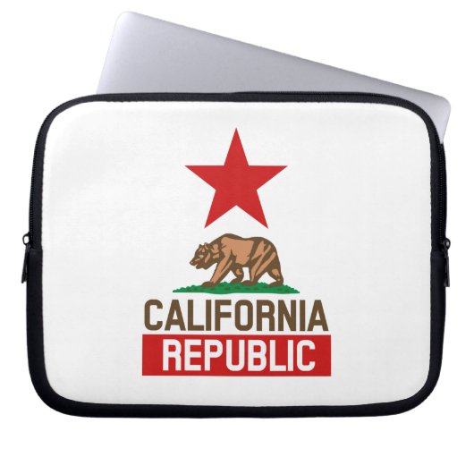 Republik Kalifornien Laptopschutzhülle (Vorderseite)