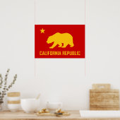 Republik Kalifornien Poster (Küche)