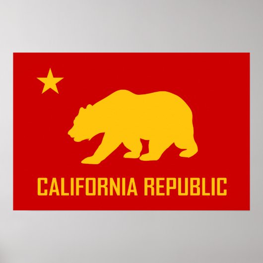 Republik Kalifornien Poster (Vorne)