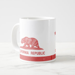 Republik Kalifornien (Rot) Jumbo-Tasse