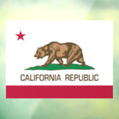 Republik Kalifornien (Staatsflagge) Fensteraufkleber (Blatt 3)