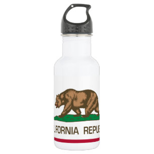 Republik Kalifornien (Staatsflagge) Trinkflasche