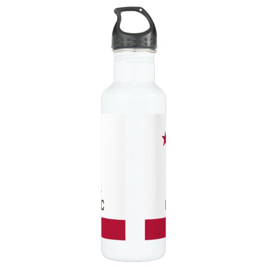 Republik Kalifornien (Staatsflagge) Trinkflasche (Rückseite)