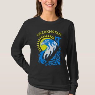 Republik Kasachstan - Qazaqstan - Kasachische Flag T-Shirt