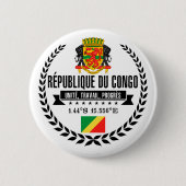 Republik Kongo Button (Vorderseite)