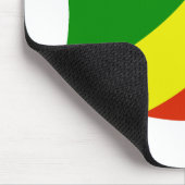 Republik Kongo Flag Mousepad (Ecke)