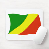Republik Kongo Flag Mousepad (Mit Mouse)