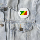 Republik Kongo Flagge Button (Beispiel)