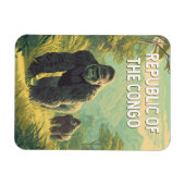 Republik Kongo Illustration Reise Kunst Magnet (Horizontal)