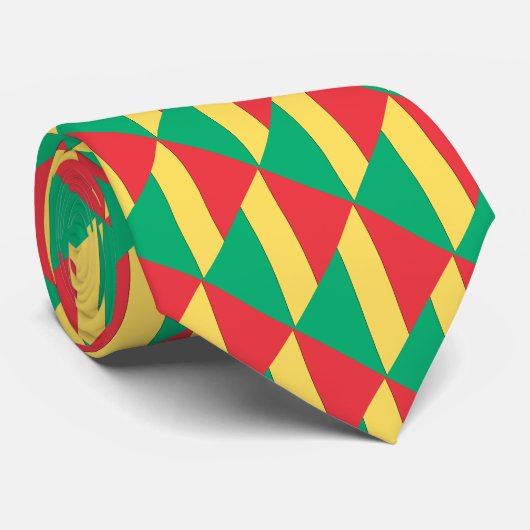 Republik Kongo Krawatte (Gerollt)